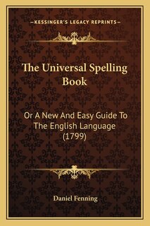 Front cover_The Universal Spelling Book
