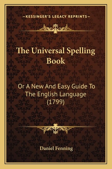 Front cover_The Universal Spelling Book