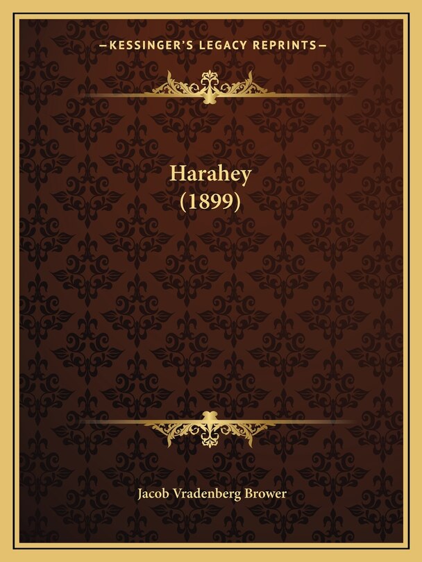 Front cover_Harahey (1899)