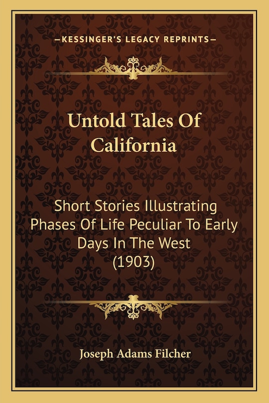 Couverture_Untold Tales Of California