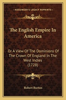 Front cover_The English Empire In America