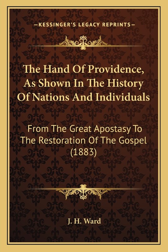 Couverture_The Hand Of Providence, As Shown In The History Of Nations And Individuals