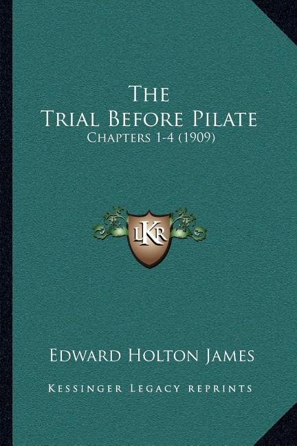 Front cover_The Trial Before Pilate
