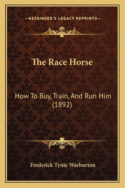 Couverture_The Race Horse