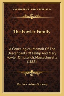 Front cover_The Fowler Family