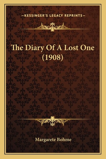 The Diary Of A Lost One (1908)