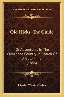 Front cover_Old Hicks, The Guide