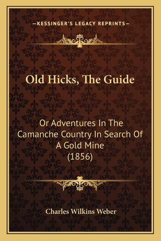 Front cover_Old Hicks, The Guide