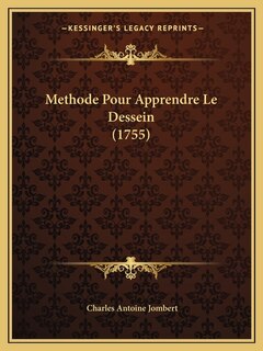 Front cover_Methode Pour Apprendre Le Dessein (1755)