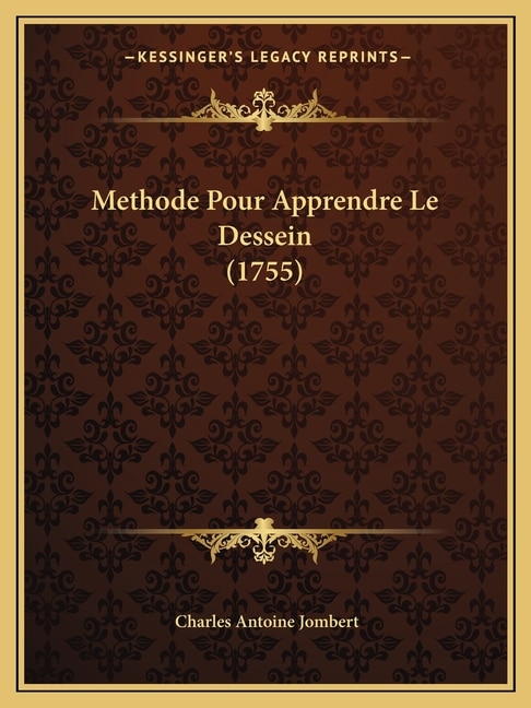 Front cover_Methode Pour Apprendre Le Dessein (1755)