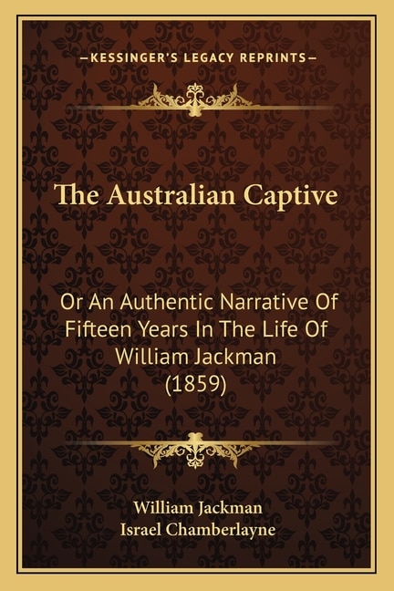 Front cover_The Australian Captive