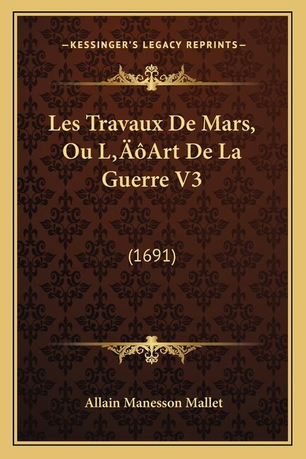 Couverture_Les Travaux De Mars, Ou L'Art De La Guerre V3