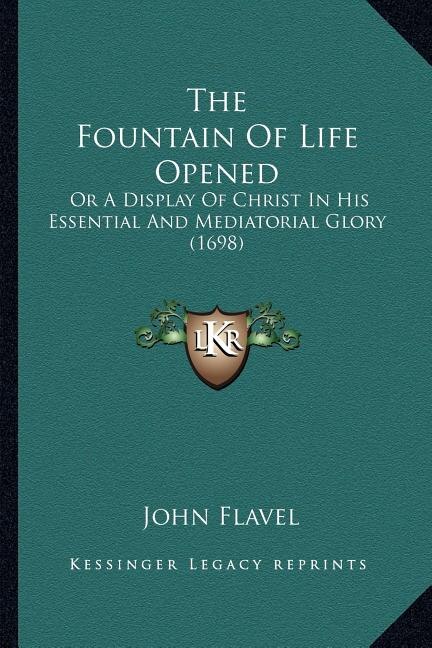 Front cover_The Fountain Of Life Opened