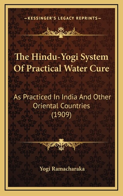 Couverture_The Hindu-Yogi System Of Practical Water Cure