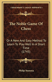 Couverture_The Noble Game Of Chess