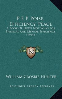 Couverture_P E P, Poise, Efficiency, Peace