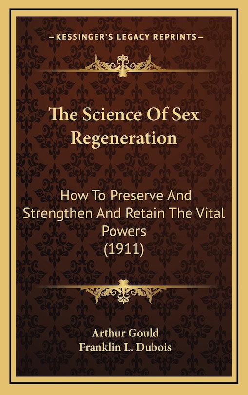 Front cover_The Science Of Sex Regeneration