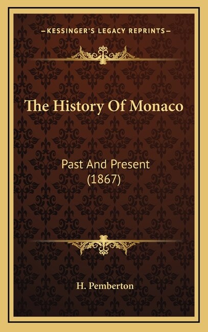 Front cover_The History Of Monaco