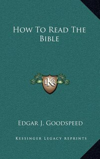Couverture_How To Read The Bible