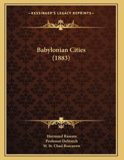 Couverture_Babylonian Cities (1883)