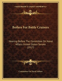 Front cover_Boilers For Battle Cruisers