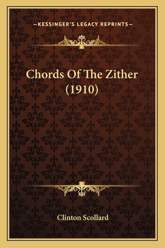 Front cover_Chords Of The Zither (1910)