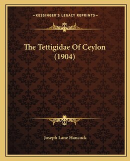 Couverture_The Tettigidae Of Ceylon (1904)