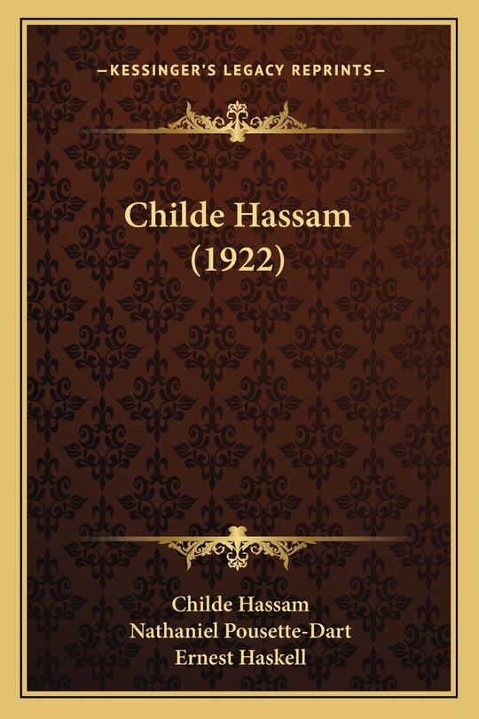 Front cover_Childe Hassam (1922)