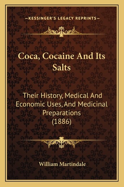Front cover_Coca, Cocaine And Its Salts