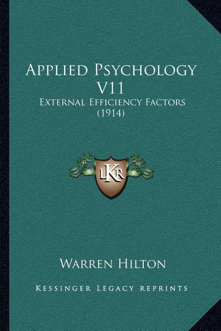 Front cover_Applied Psychology V11