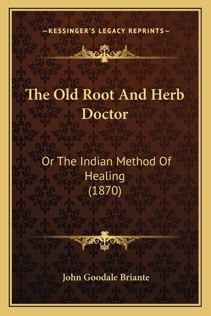 Front cover_The Old Root And Herb Doctor
