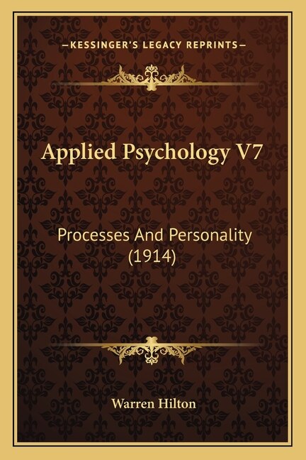 Front cover_Applied Psychology V7