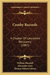 Front cover_Crosby Records