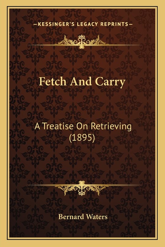 Couverture_Fetch And Carry