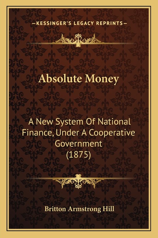 Front cover_Absolute Money