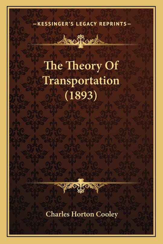 Front cover_The Theory Of Transportation (1893)
