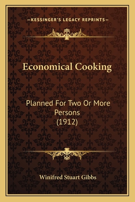 Front cover_Economical Cooking
