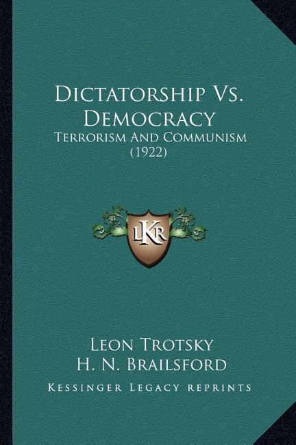 Front cover_Dictatorship Vs. Democracy