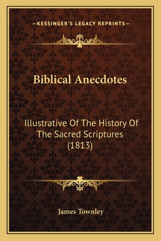Front cover_Biblical Anecdotes