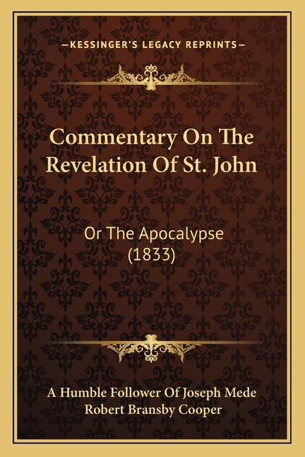 Front cover_Commentary On The Revelation Of St. John