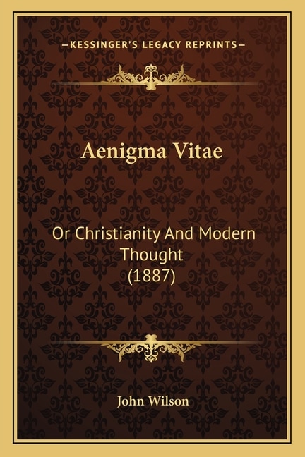 Couverture_Aenigma Vitae