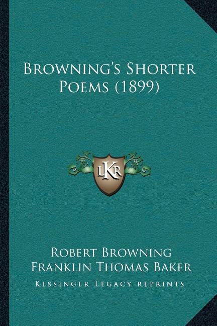 Front cover_Browning's Shorter Poems (1899)