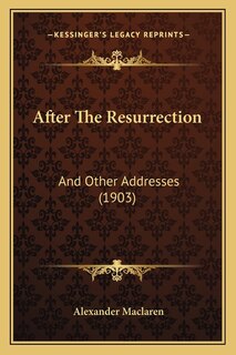 Front cover_After The Resurrection