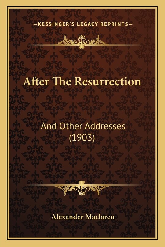 Front cover_After The Resurrection