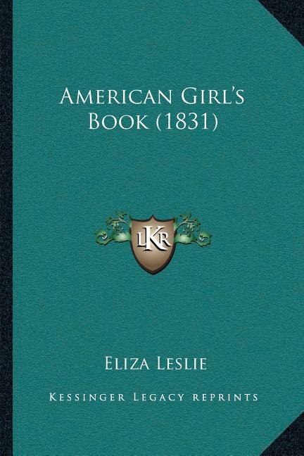 Couverture_American Girl's Book (1831)