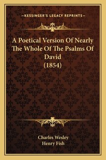 Couverture_A Poetical Version Of Nearly The Whole Of The Psalms Of David (1854)