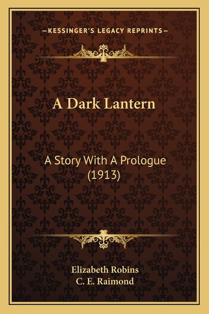 Couverture_A Dark Lantern