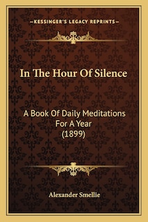 Front cover_In The Hour Of Silence