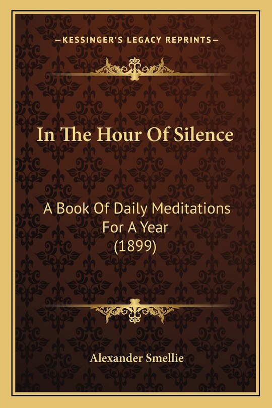 Front cover_In The Hour Of Silence