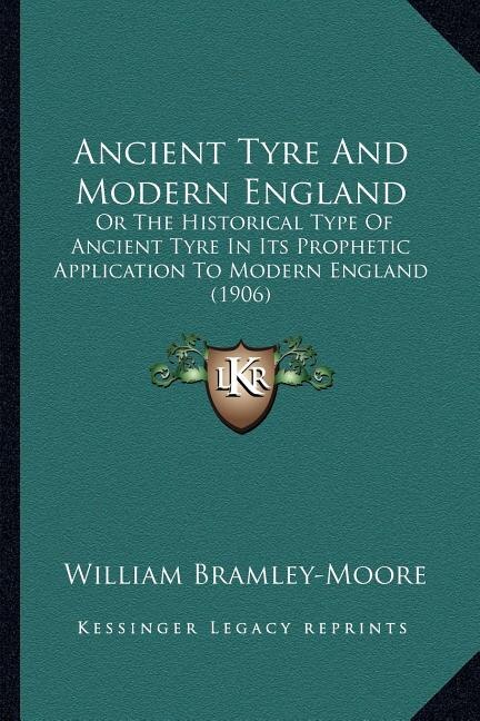 Couverture_Ancient Tyre And Modern England